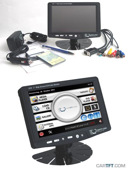 CTF700-<b>SH</b> - VGA 7" TFT - Touchscreen USB - Autodimmer -  IR - Audio (<b>800nits</b>) <b>-TRANSFLEKTIV PRO-</b>