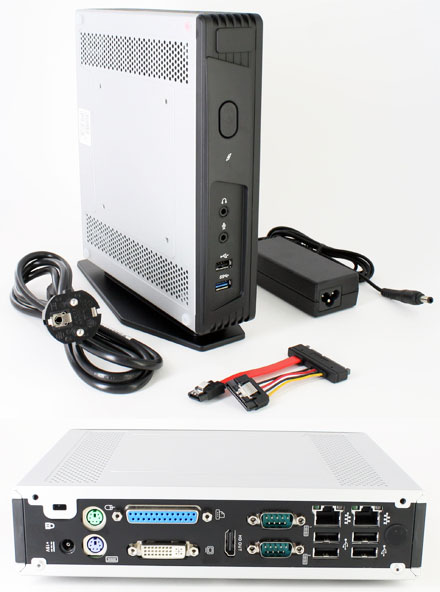 Mitac Pluto E220 (Intel Bay Trail J1900, 2x Gigabit LAN, DVI/HDMI, 2x RS232,) [<b>LFTERLOS</b>]